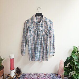 Levi Strauss Co. Plaid Button Down Longsleeve M